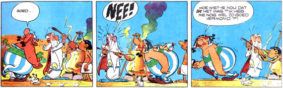 plaatje uit Asterix en Obelix