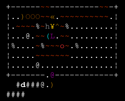 Lankhaster´s Lair NetHack style