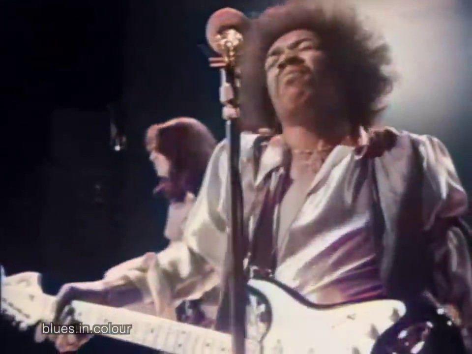 Jimi Hendrix at the BBC live [Colourised] 1969 (Voodoo Child)